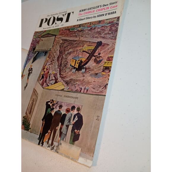 Vintage Saturday Evening Post Magazine November 21 1959 Builders Thornton Utz - Picture 5 of 11